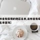 【吉林省有疫情的地区名单,吉林省有疫情的地区名单查询】